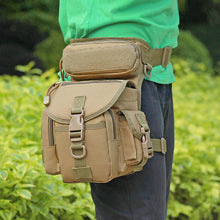 Load image into Gallery viewer, Tactical Waist Bag with Leg Strap