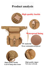 Load image into Gallery viewer, Tactical Waist Bag with Leg Strap