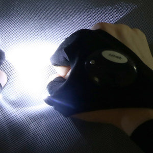 Fingerless Led Flashlight Gloves