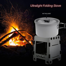 Load image into Gallery viewer, Foldable Stainless Steel Wood Stove with Bag
